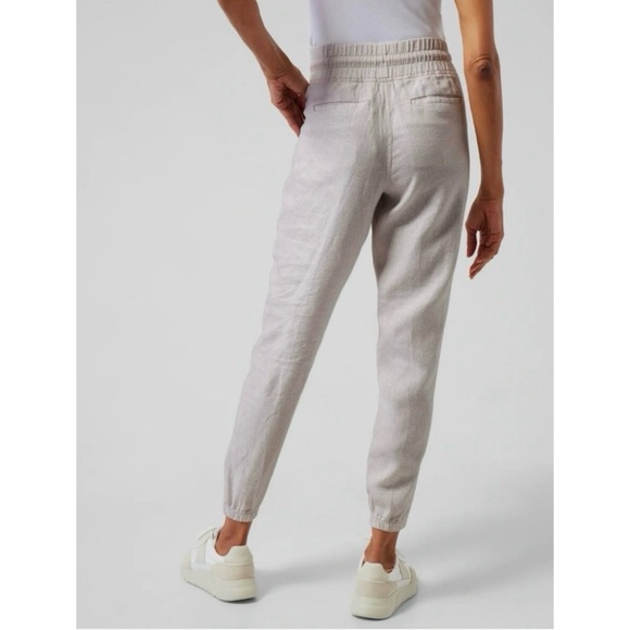 Athleta Cabo Linen Joggers Micro Cheetah Print
Size 10 Summer Vacation Travel - Picture 3 of 13